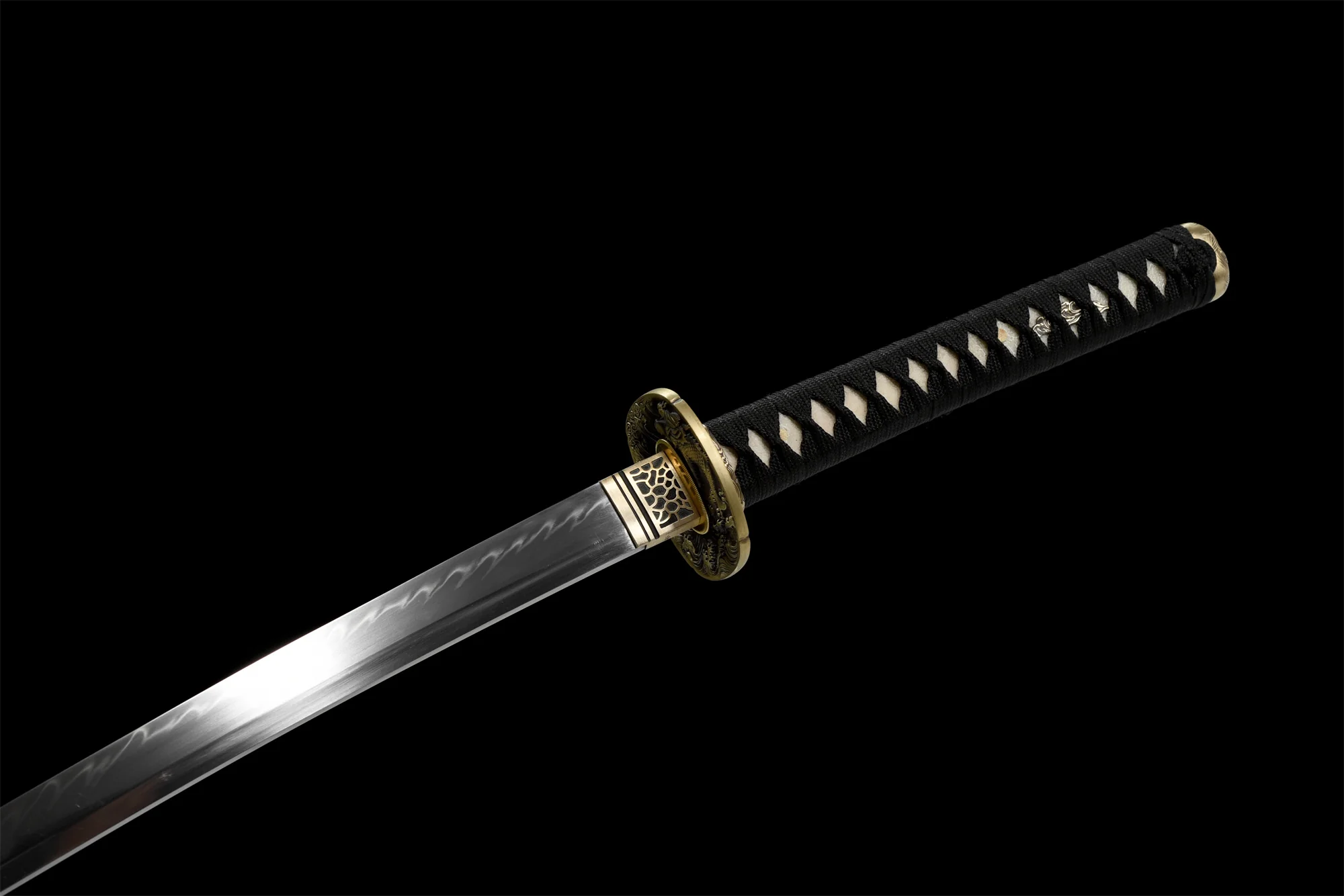 Red Koi Katana – T10 Clay Tempered, Full Tang