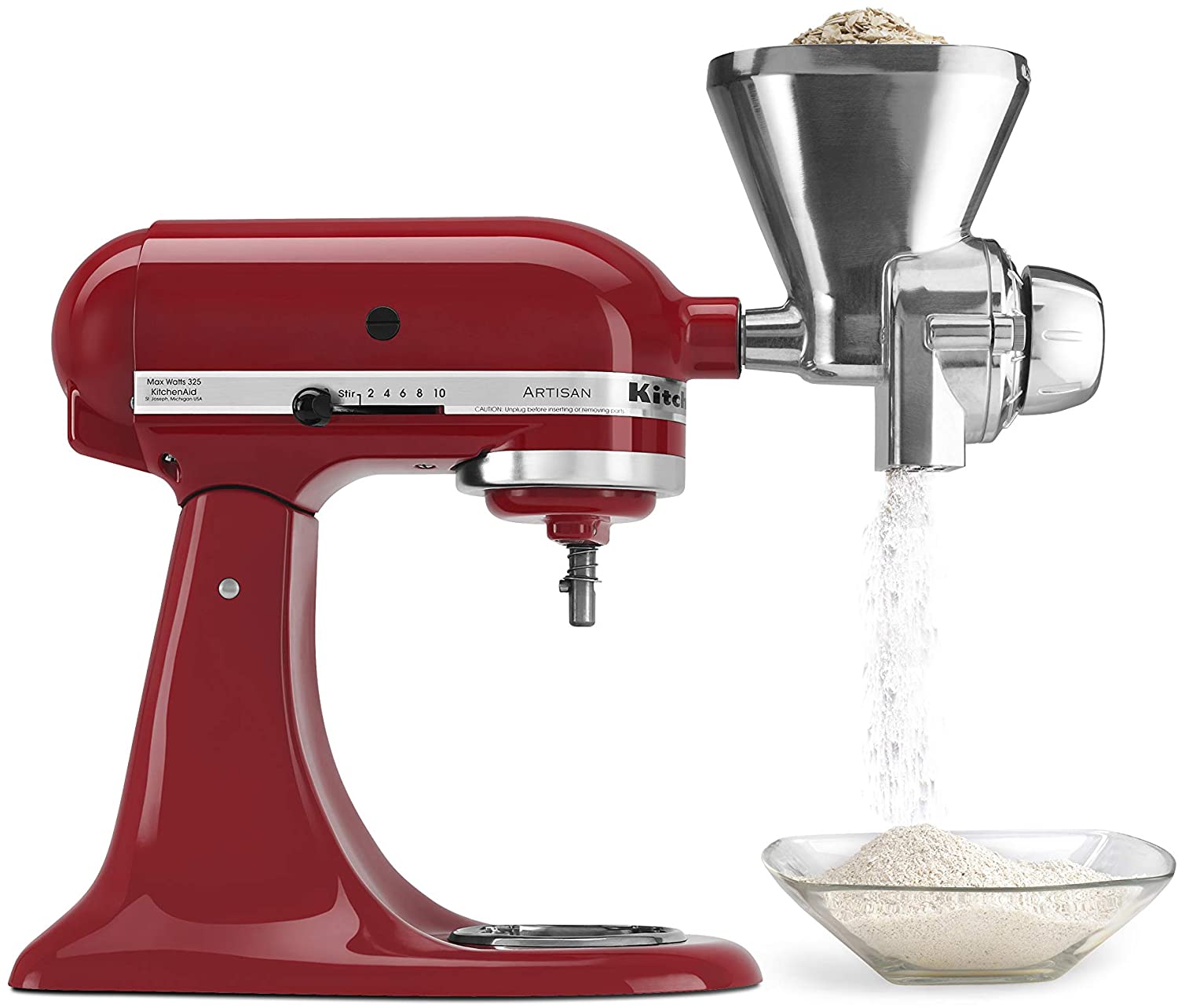 All Metal Grain Mill Attachment, Size: 1