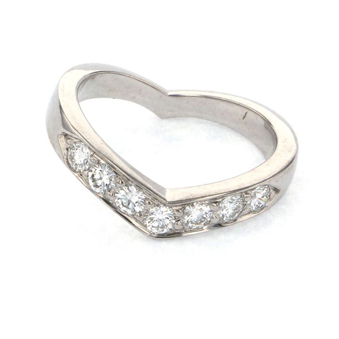 Tiffany & Co. Tiffany Platinum Diamond PT950 Ring