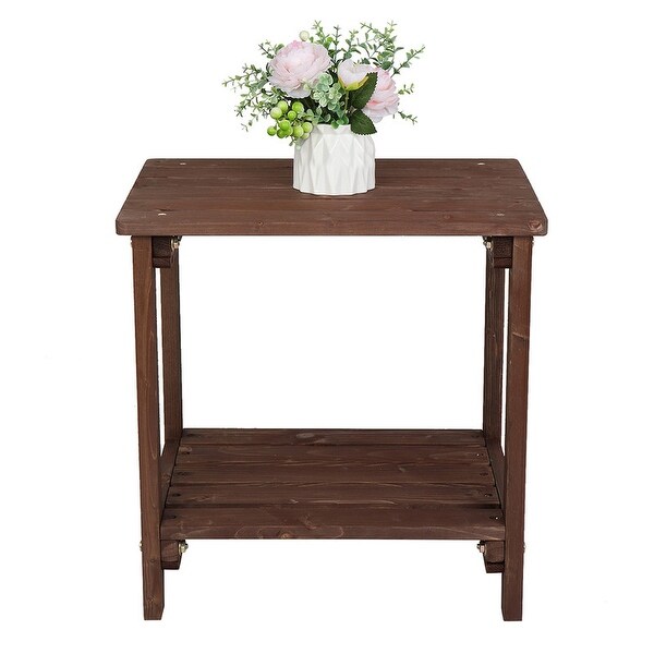 Patio Fir Wood End,Coffee,Side Table