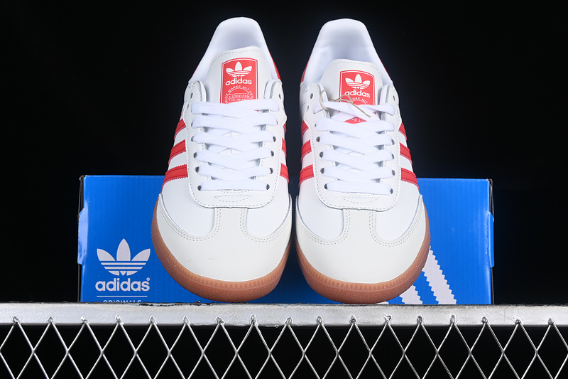 Adidas Samba Vegan Og Cloud White/Solar Red/Off White IF6513
