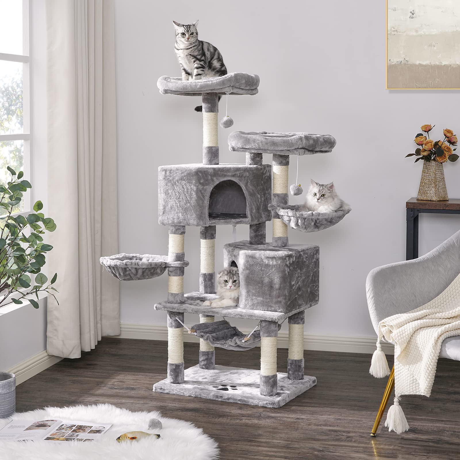 BEWISHOME Multi Level Scratching Furniture MMJ05G
