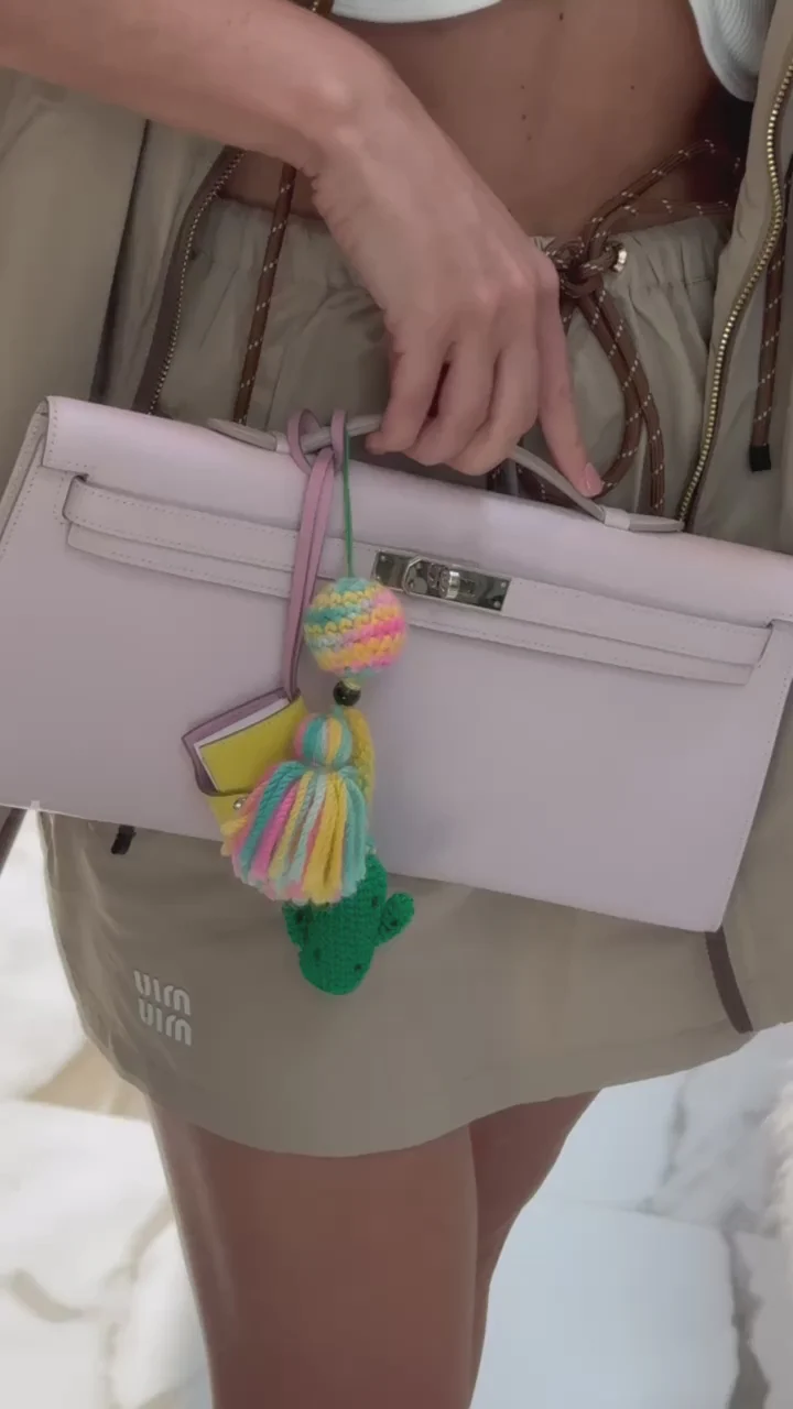 Hermès Kelly Longue Rose Dragee Evergrain with Palladium Hardware