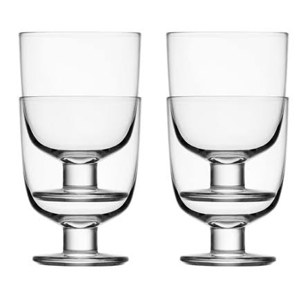 Iittala Lempi Clear Glasses, Set of 4