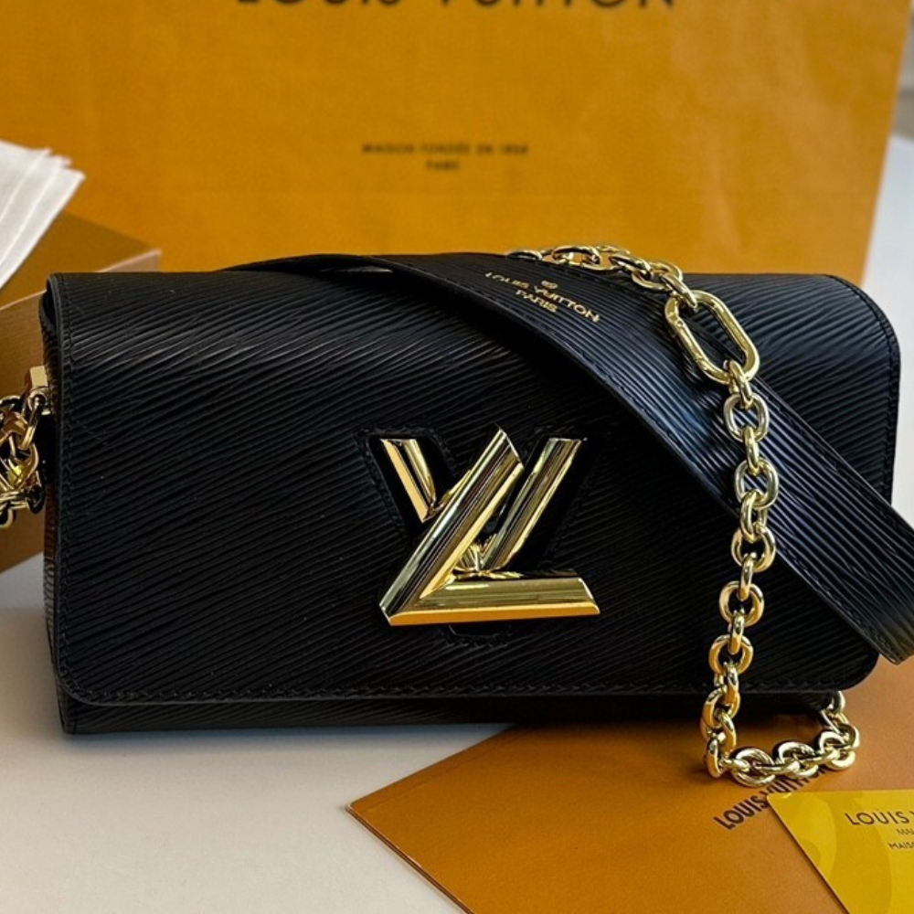Louis Vuitton Twist West MM Black 9.3 Inches M24549