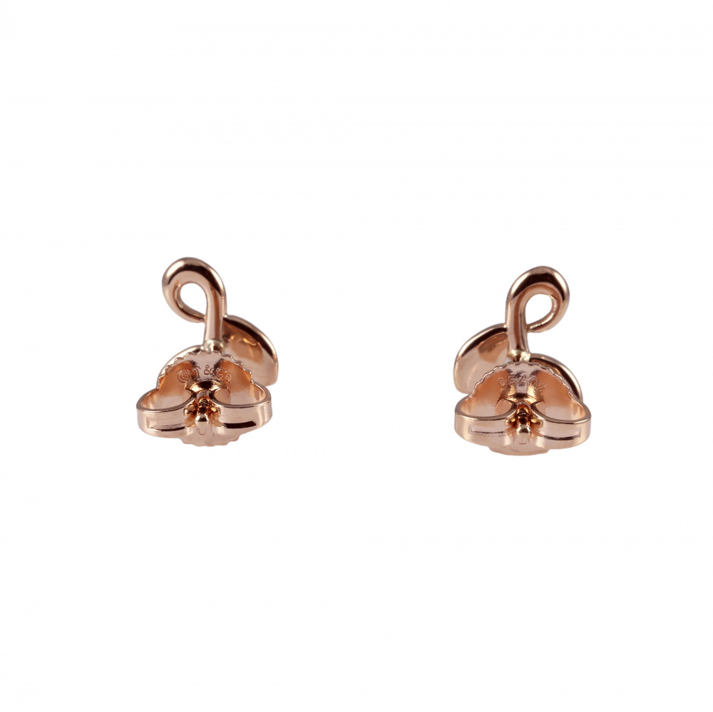 Tiffany & Co. Paloma Picasso Olive Leaf Climber Earrings 18K Rose Gold 60702578