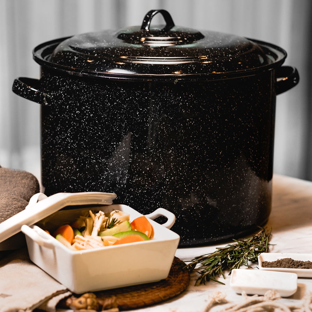 Granite Ware 21-Quart Stock Pot with lid