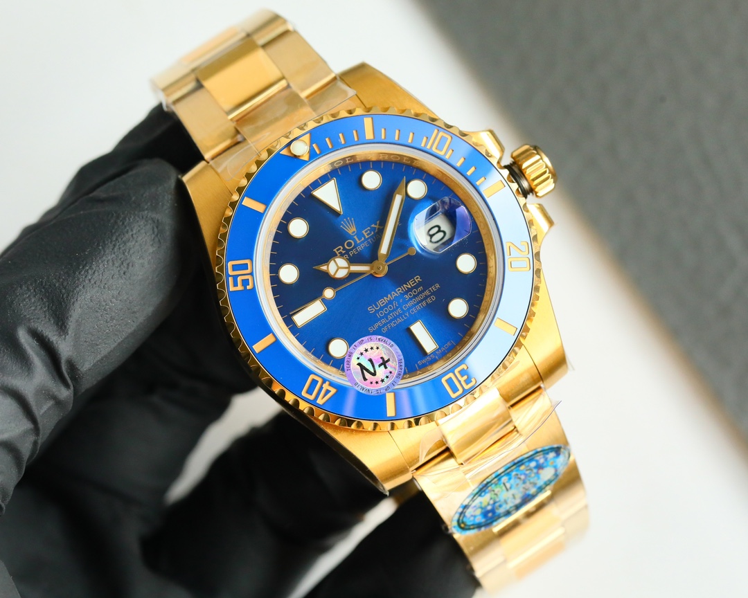 Rolex Submariner Date 40 Dial Yellow Gold Watch - cnluxepick
