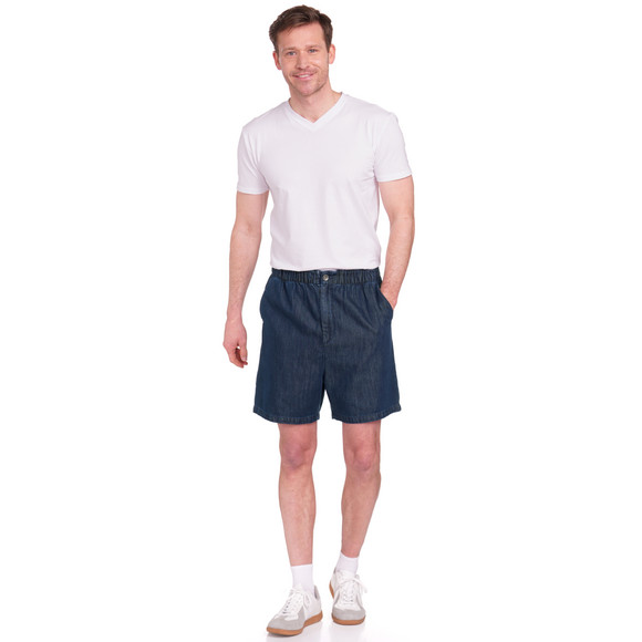 Jonas Nielsen Herren Shorts in Denim-Optik
