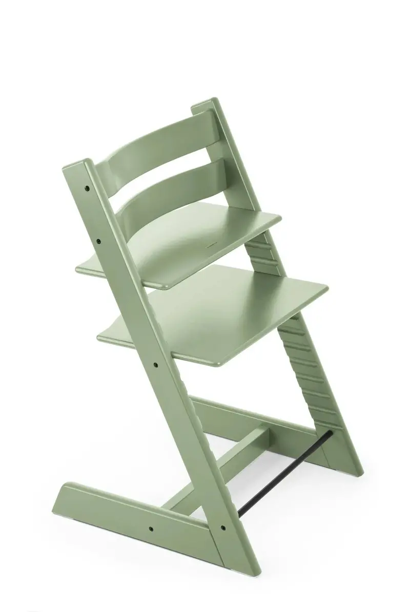 Stokke Tripp Trapp Ergonomic Wooden High Chair – Adjustable Design in Moss Green