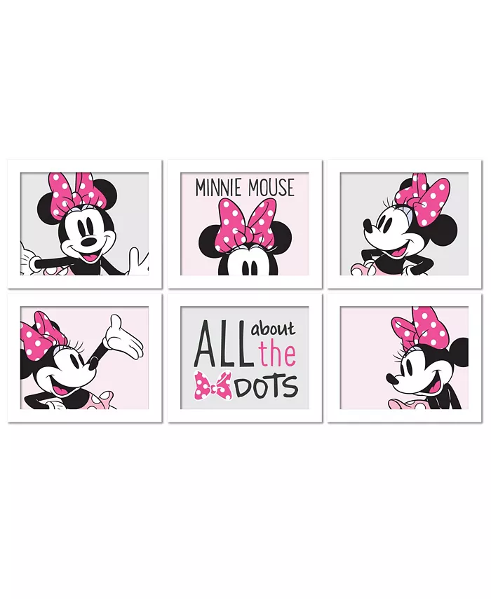 Lambs and Ivy Disney Baby Minnie Mouse Unframed Nursery Child Wall Art