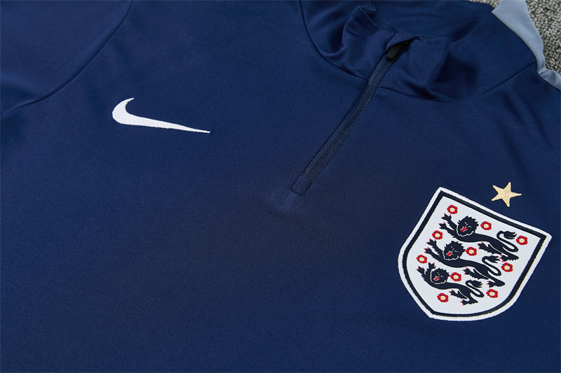 England Half Zipper Training Suit - Dark Blue