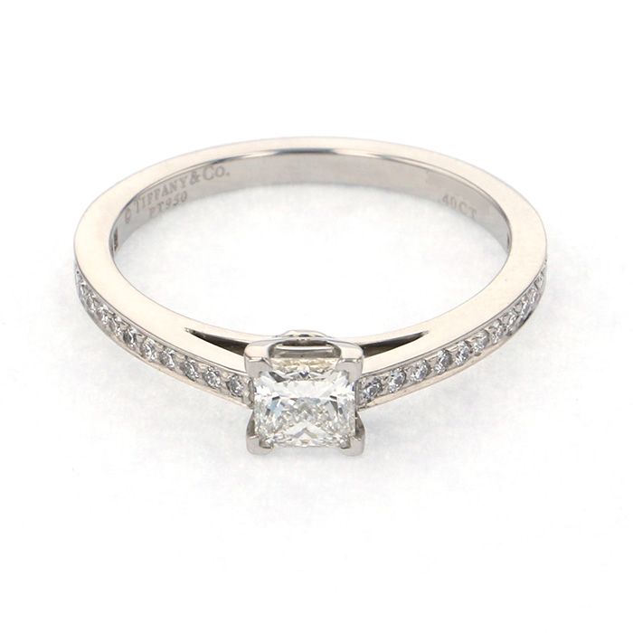 Tiffany & Co. Tiffany Platinum Diamond PT950 Ring G