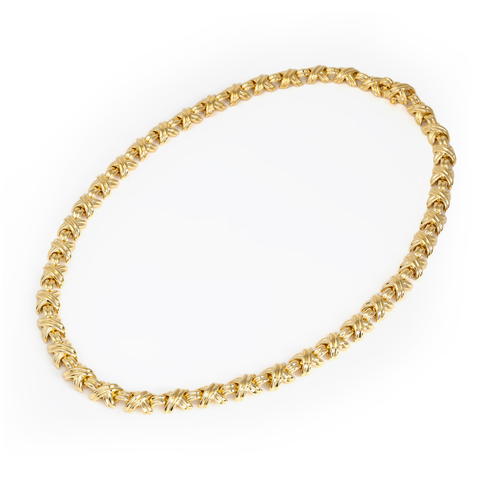 Tiffany & Co. Signature Necklace 18K Yellow Gold