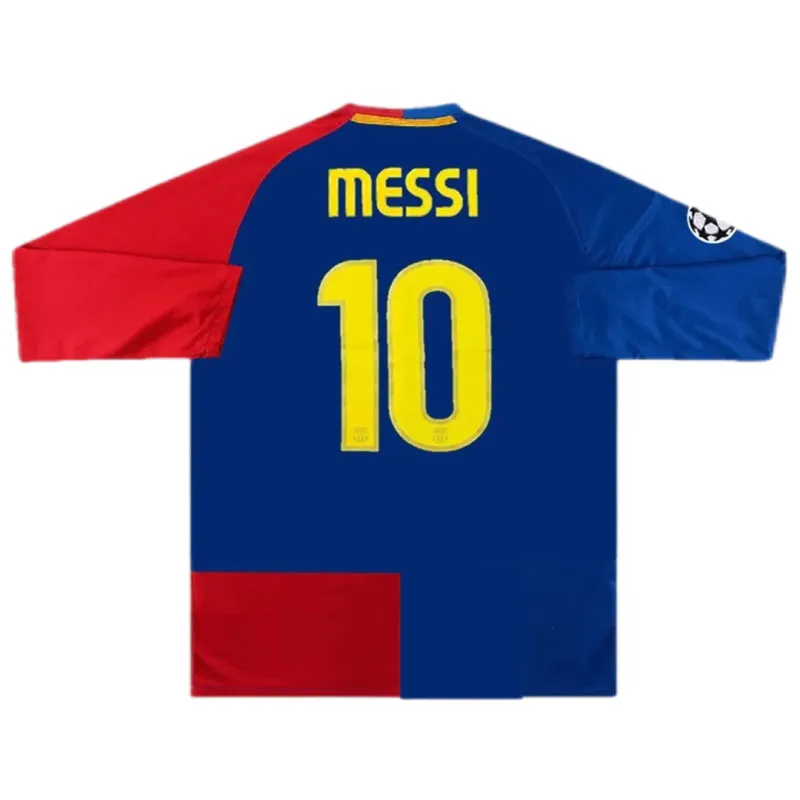 08-09 Barcelona  UCL Final Retro Long Sleeve Home