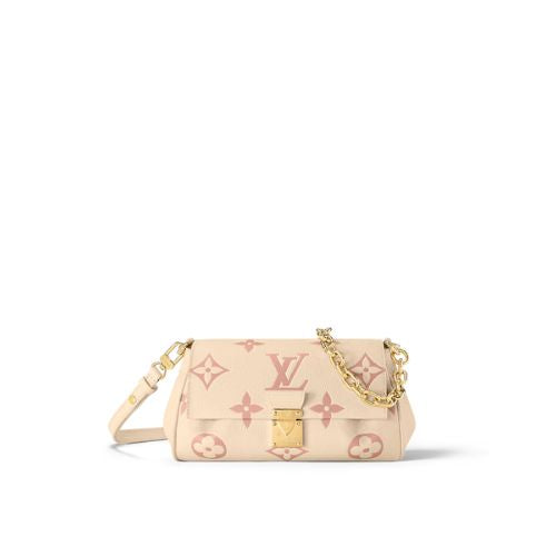 Louis Vuitton Favourite Bag Cream Beige 24Cm