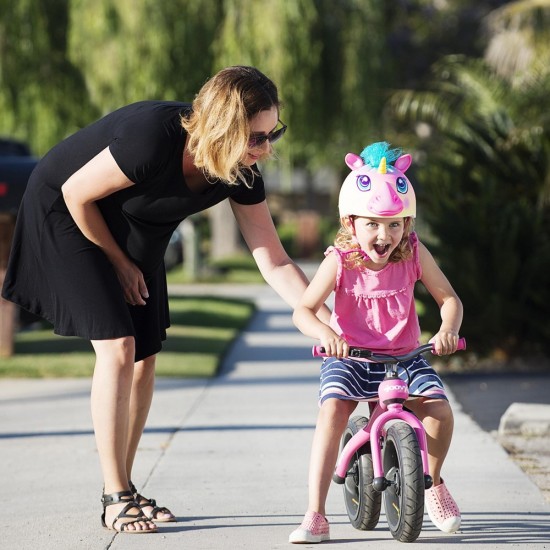 Bicycoo Pedal-less Toddler Balance Bike Balance, Without the Training Wheels, Pink
