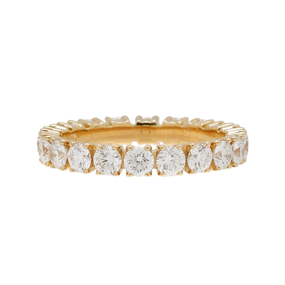 Cartier Ethancel Do Ring 18K Yellow Gold Diamond