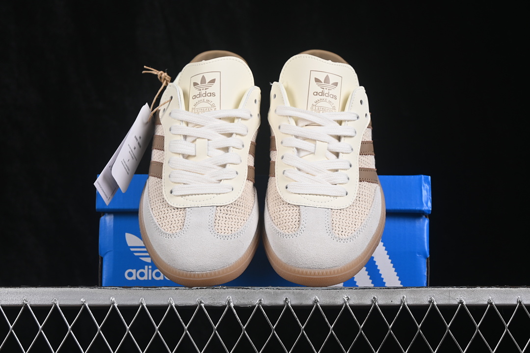 Adidas Samba Jane Mary Jane Lazy Life Shoes Brown/White HP5059