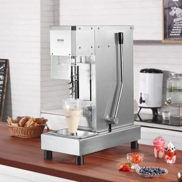 Vevor 750W Ice Cream Blender – High-Speed 1740 RPM Mixer with 304 Stainless Steel Jar