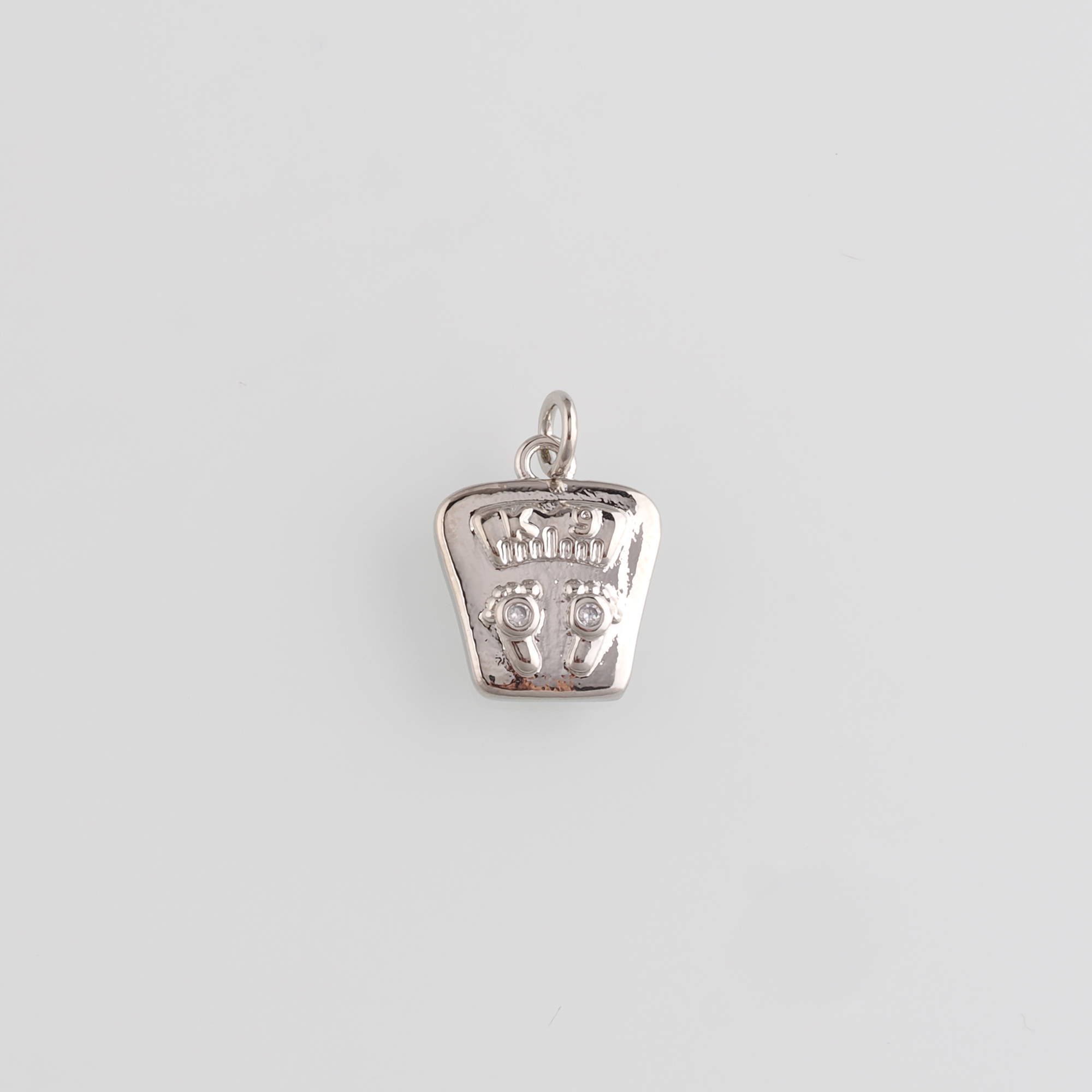 18K Gold Filled Body Scale Pendant,Scale Charm Earrings Necklace for DIY Jewelry Making Supply
