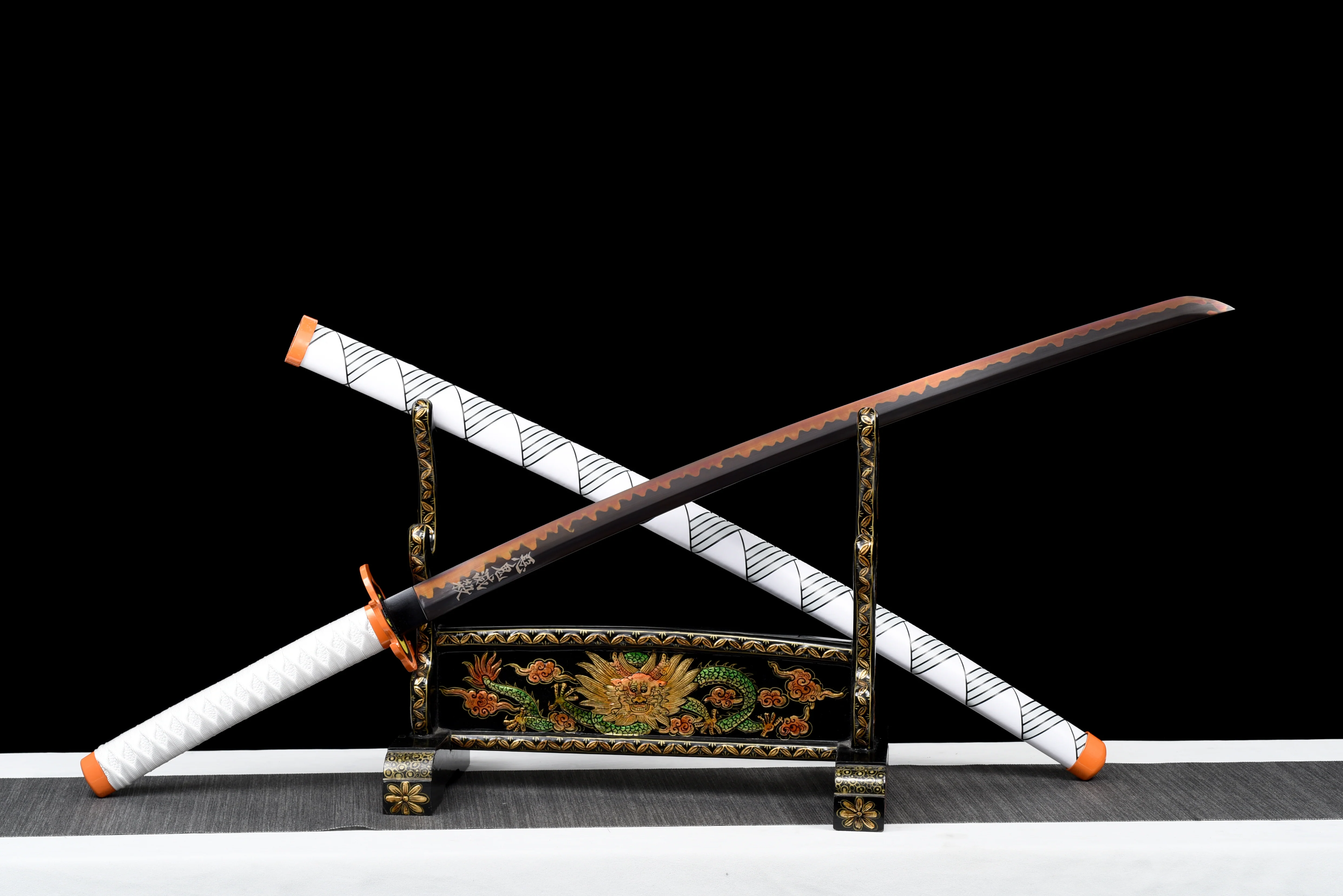 Rengoku Katana – T10 Clay Tempered, Real Hamon, Full Tang