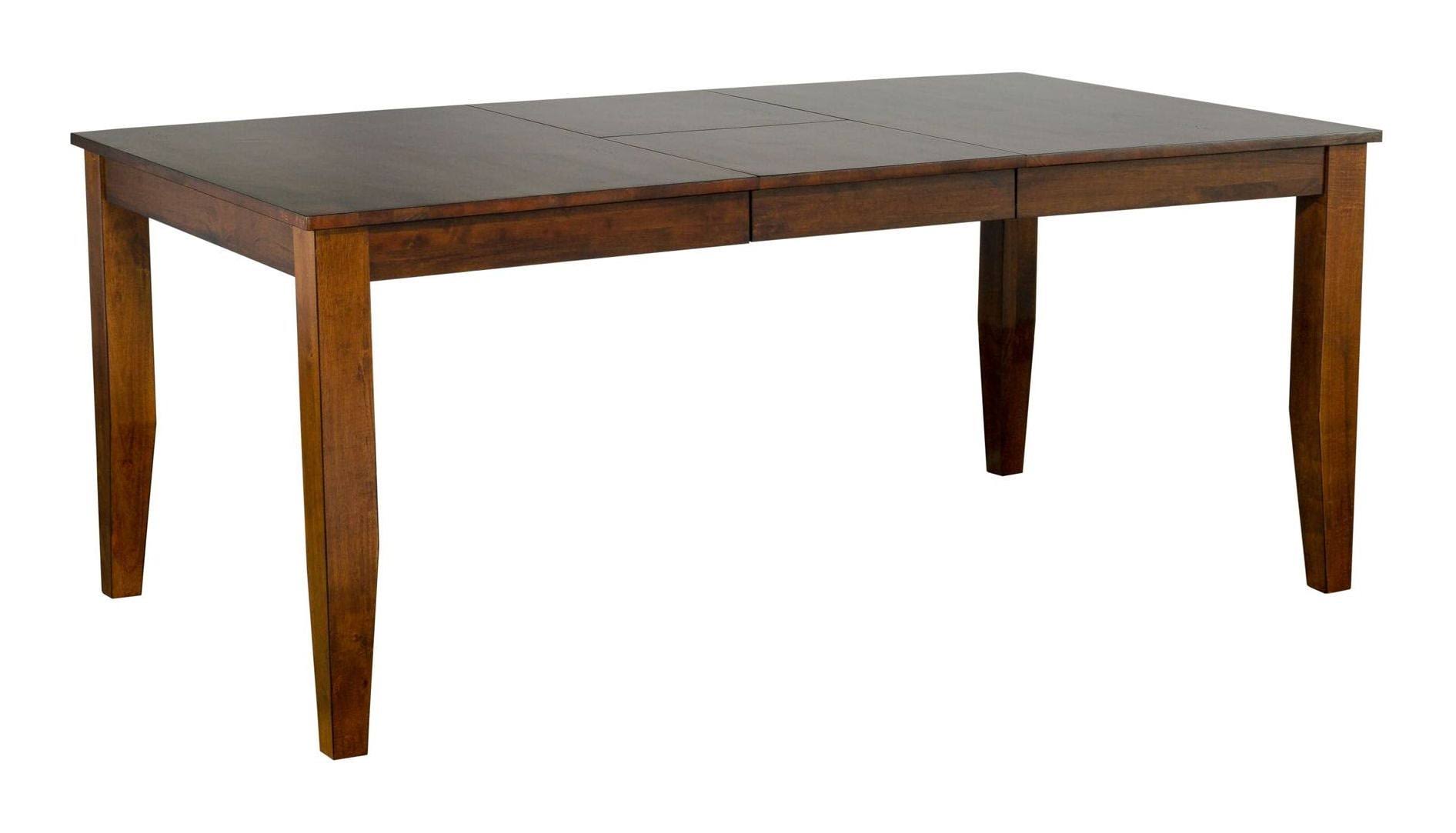 A-America Mason 72x22 Rectangular Leg Table with 12x22 Butterfly Leaf