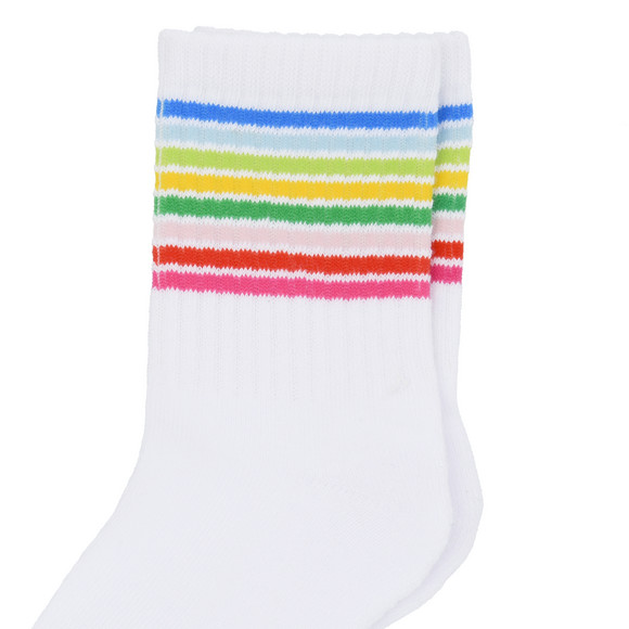 Topolino 1 Paar Kinder Tennissocken mit bunten Ringeln