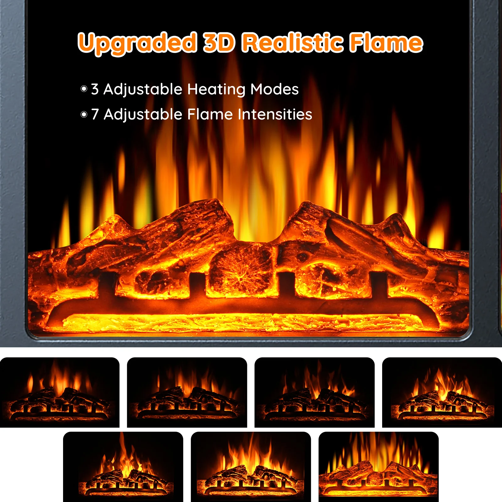 25'' Electric Fireplace with Mantel M1806