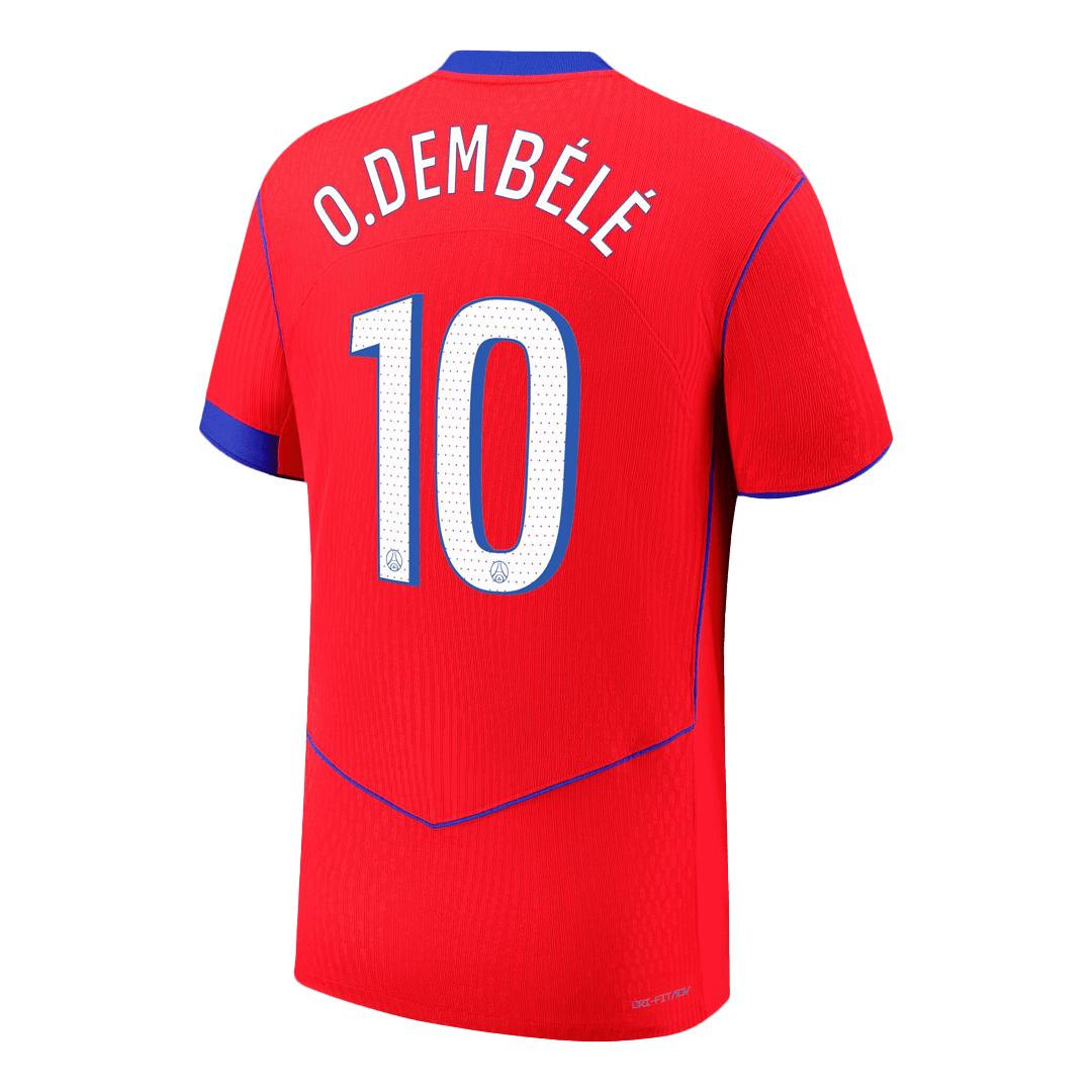 O.DEMBÉLÉ #10 PSG Third Away Player Version Jersey 2025/26