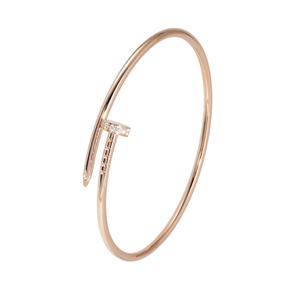 Cartier Juste un Clou Diamond Bracelet 18K Rose Gold B6065800