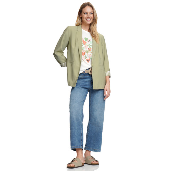 Gina Benotti Damen Blazer mit Reverskragen