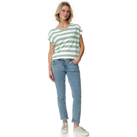 Gina Damen T-Shirt im Basic-Look