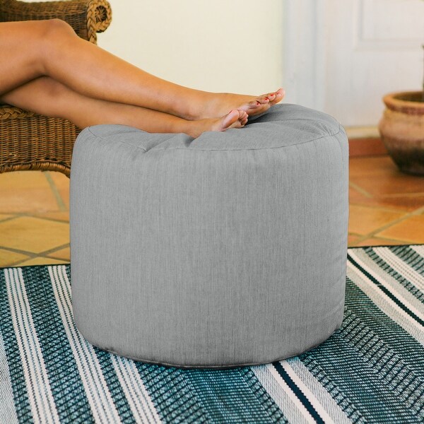 Jaxx Sunbrella Patio Bean Bag Pouf Ottoman