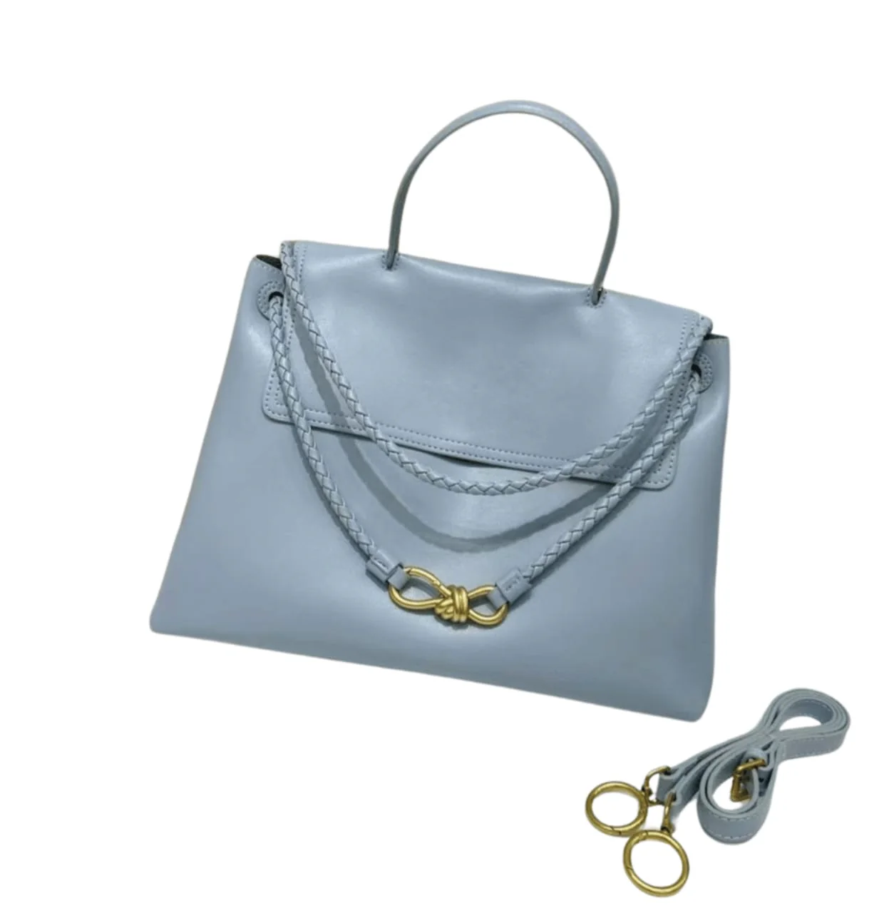 Bottega Veneta Bag | Ciao Top Handle Bag Light Blue Leather