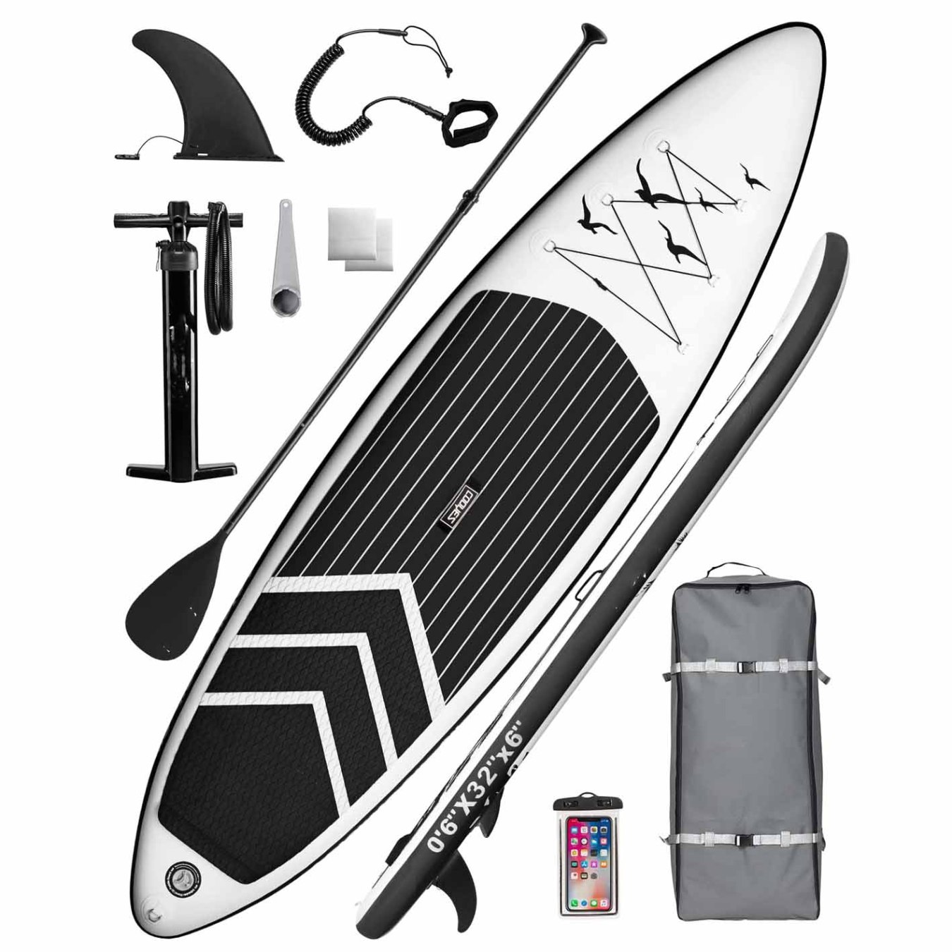 Cooyes Inflatable Paddleboard, 3 m (10 ft10.6 ft)