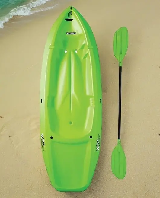 The Wave 6-Foot Youth Kayak – Stable, Safe Entry-Level Kayak with Paddle for Beginner Paddlers Ages 8–14