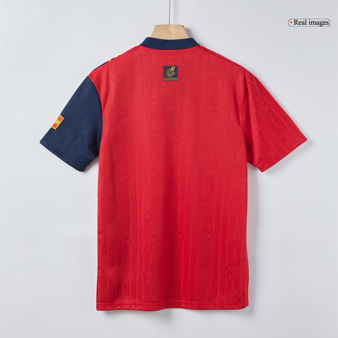 Retro Soccer Jersey Spain Home 1996