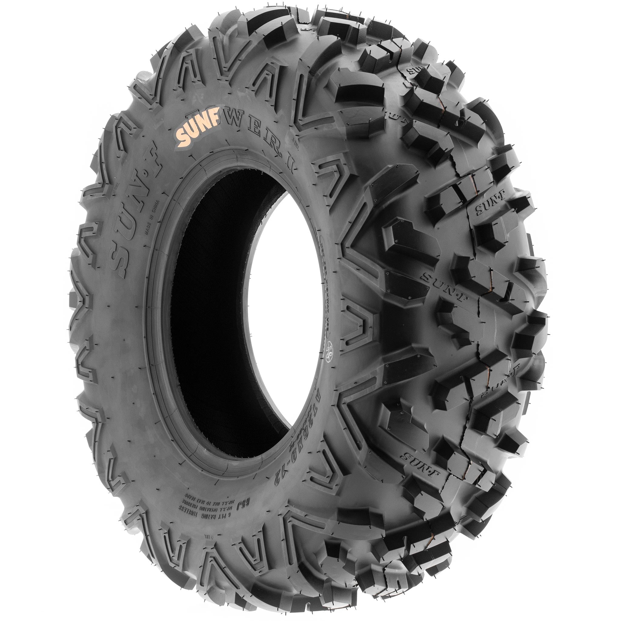 SunF 22x10-9 22x10x9 ATV UTV All Terrain AT Tire 6 PR A051 (Single)