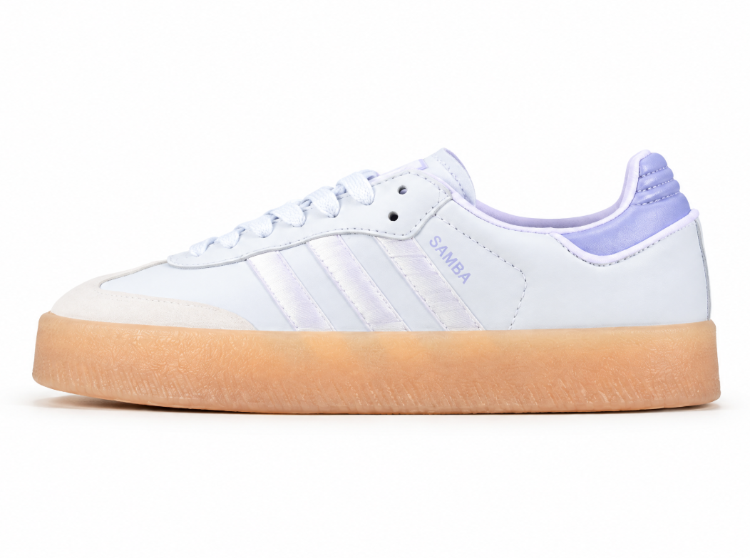 Adidas Samba W Halo Blue/Off White/Blue Spark Metallic IG1953
