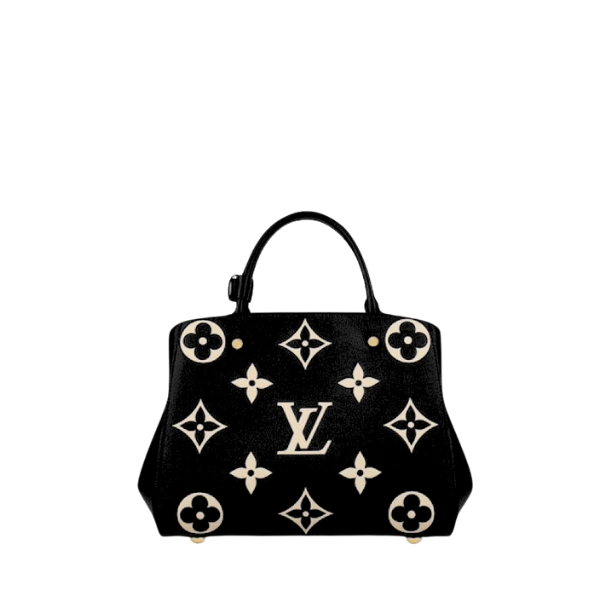 Louis Vuitton Montaigne Bag Black 30Cm M45778