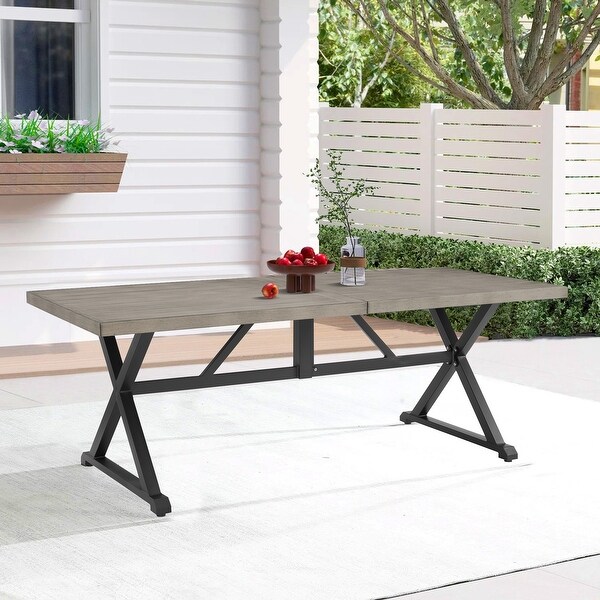 Patio Dining Table,Outdoor 82