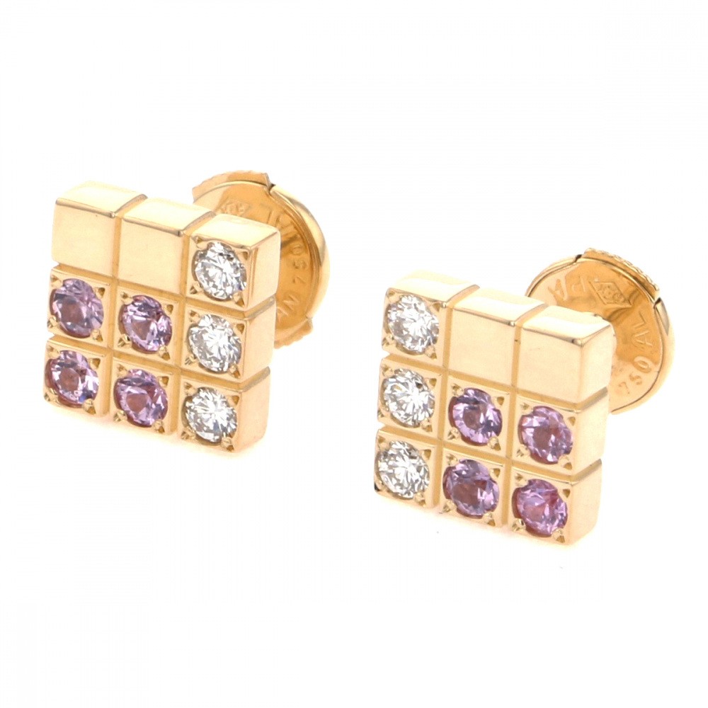 Cartier Piet K18YG Yellow Gold Earrings