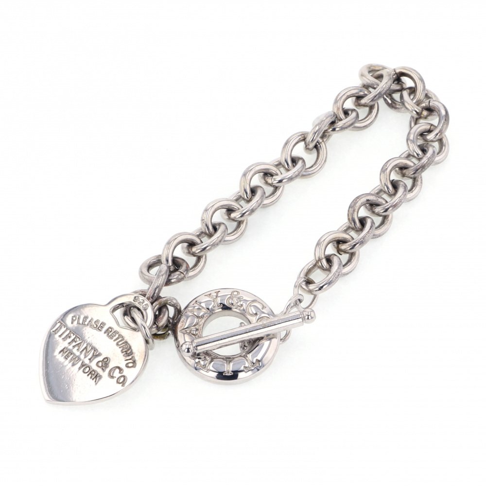 Tiffany & Co. Tiffany En Silver Bracelet Sterling Silver