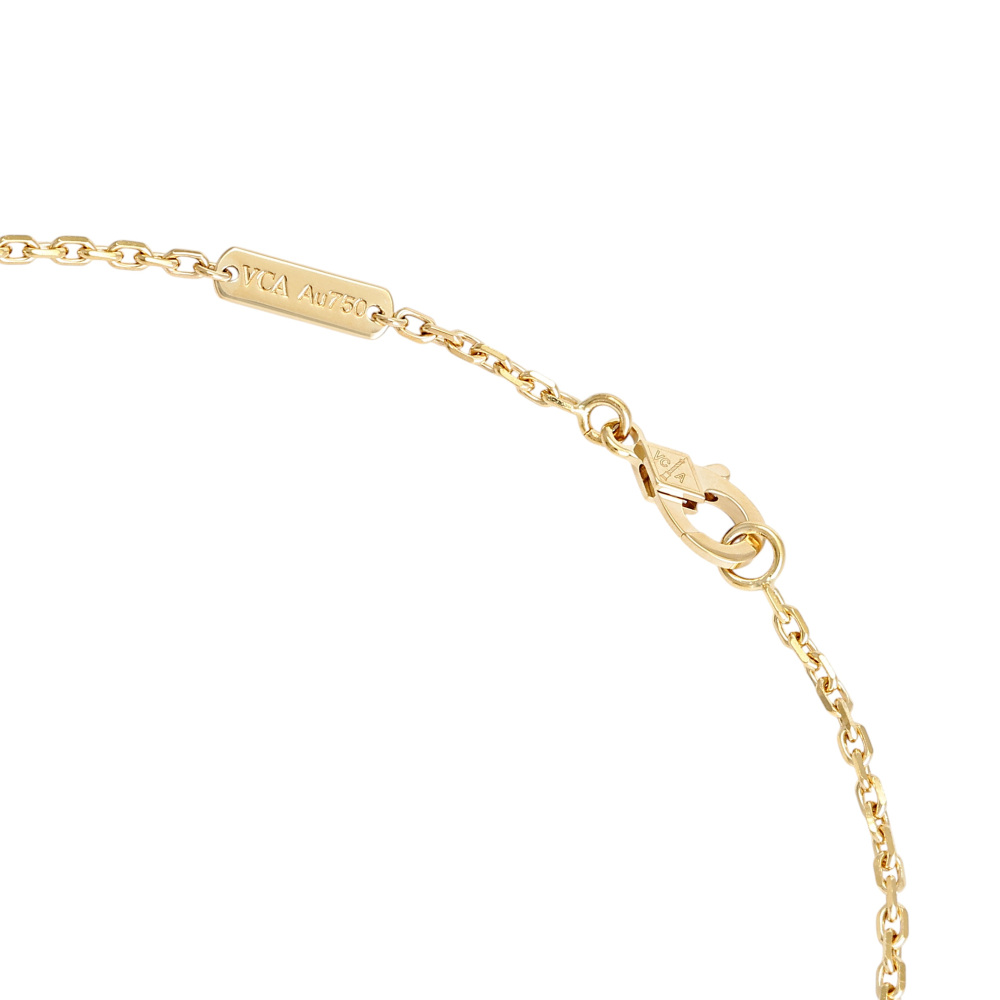 Van Cleef & Arpels Zodiac Virginis Virgo Necklace 18K Yellow Gold