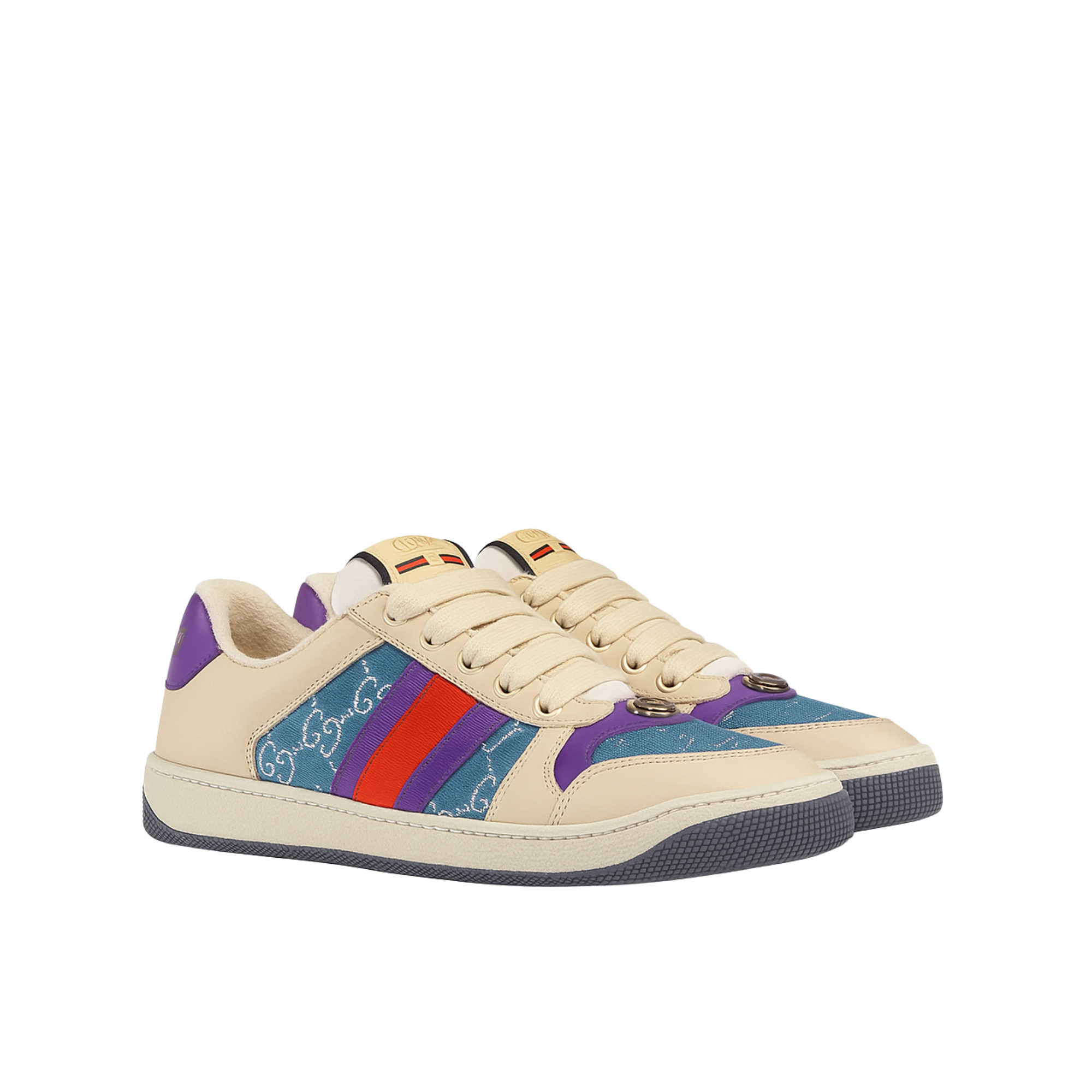 Gucci Wmns Screener Blue Gg Lam? 577684 2C830 4690
