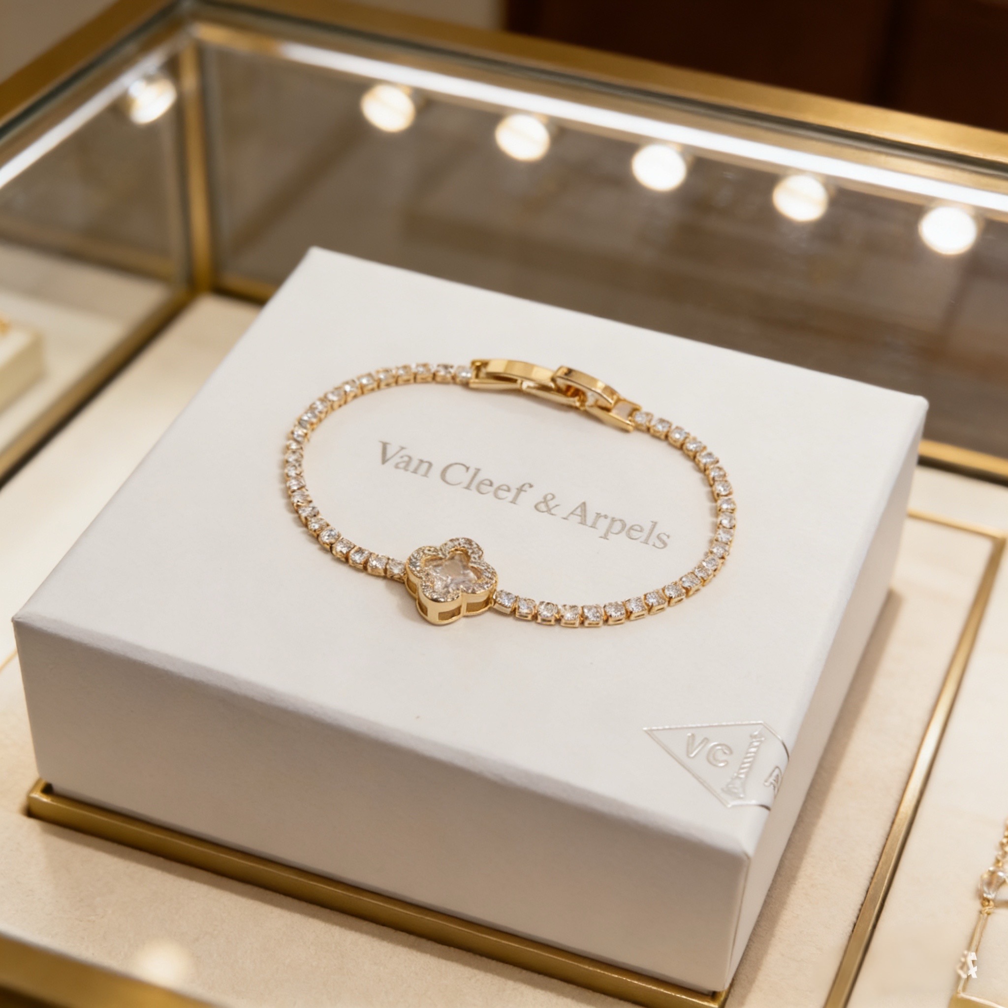 Van Cleef & Arpels Four-Leaf Clover Bracelet - cnluxepick