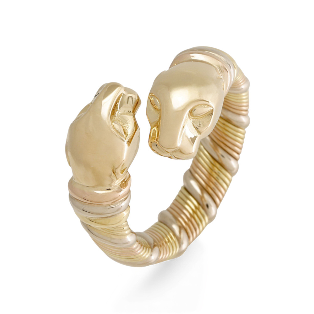 Cartier Panthère Ring Tri-Gold