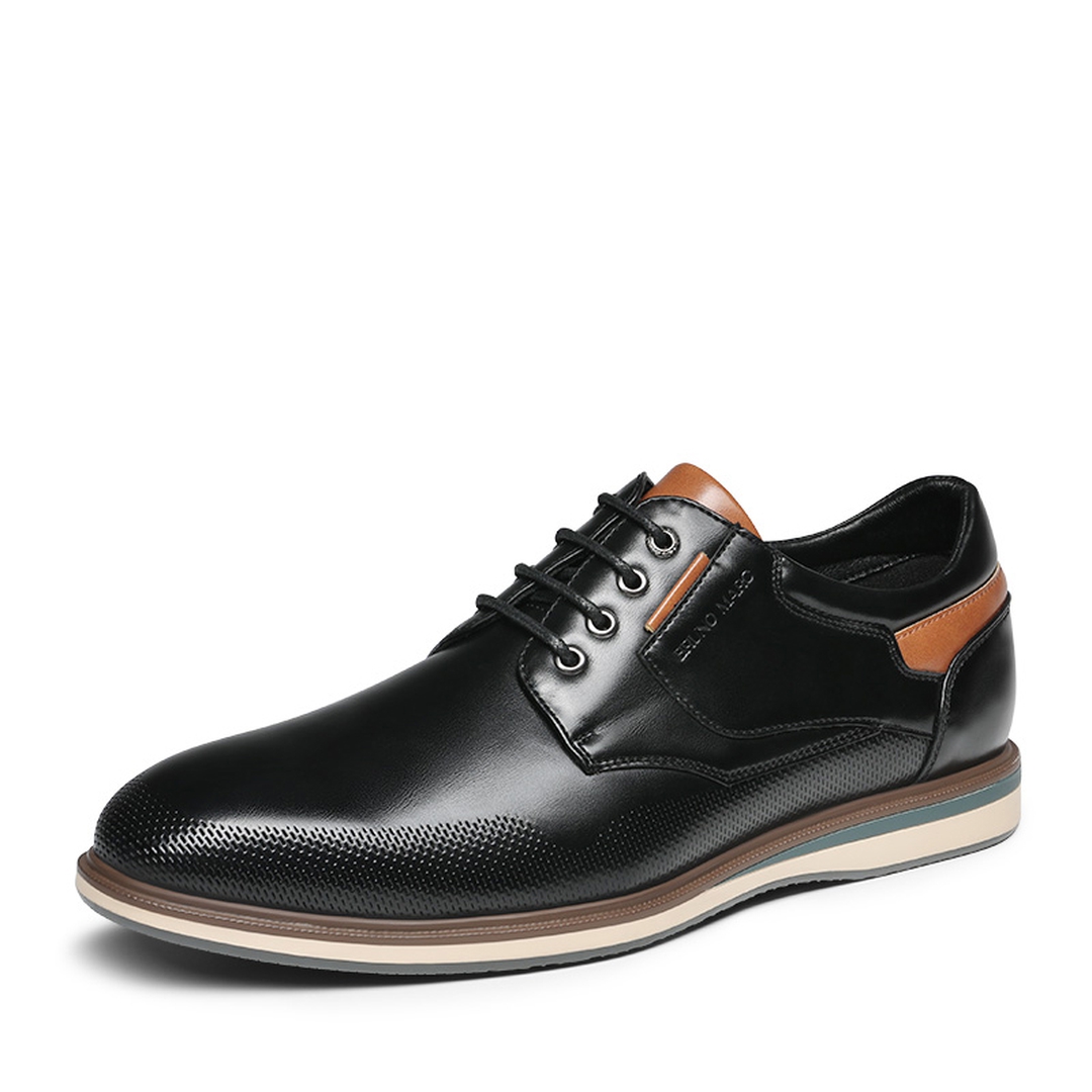 Men's Wide Lace-Up Casual Dress Sneakers