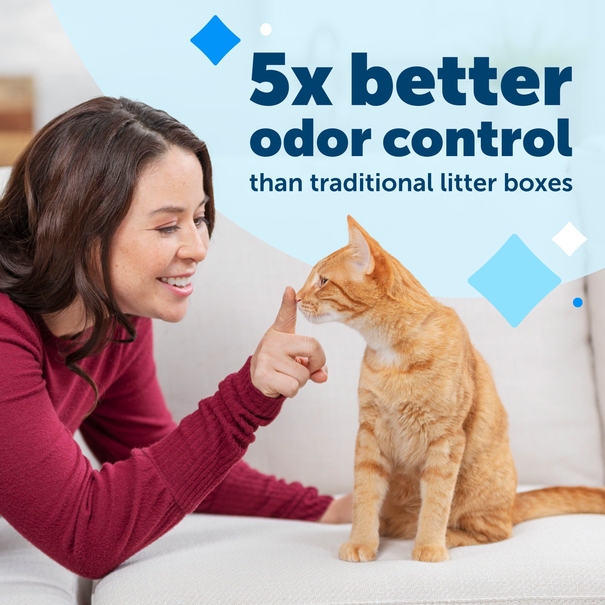 PetSafe ScoopFree Complete Replacement Blue Crystal Litter Tray�� 6-Pack  Easy Cleanup with Disposable Tray  Includes Leak Protection and Low Tracking Litter